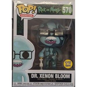 RICK AND MORTY - DR.‎ XENON BLOOM GITD #570 RARE GLOW IN THE DARK  Funko Pop